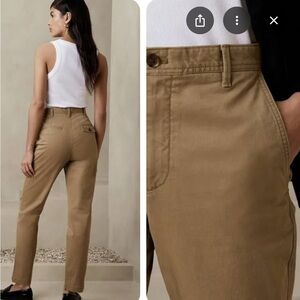Banana Republic Women’s authentic chino high rise Pants size 6